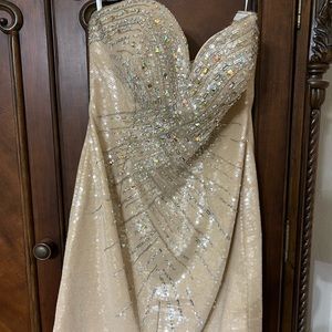 Short beaded dress. Worn 1 time